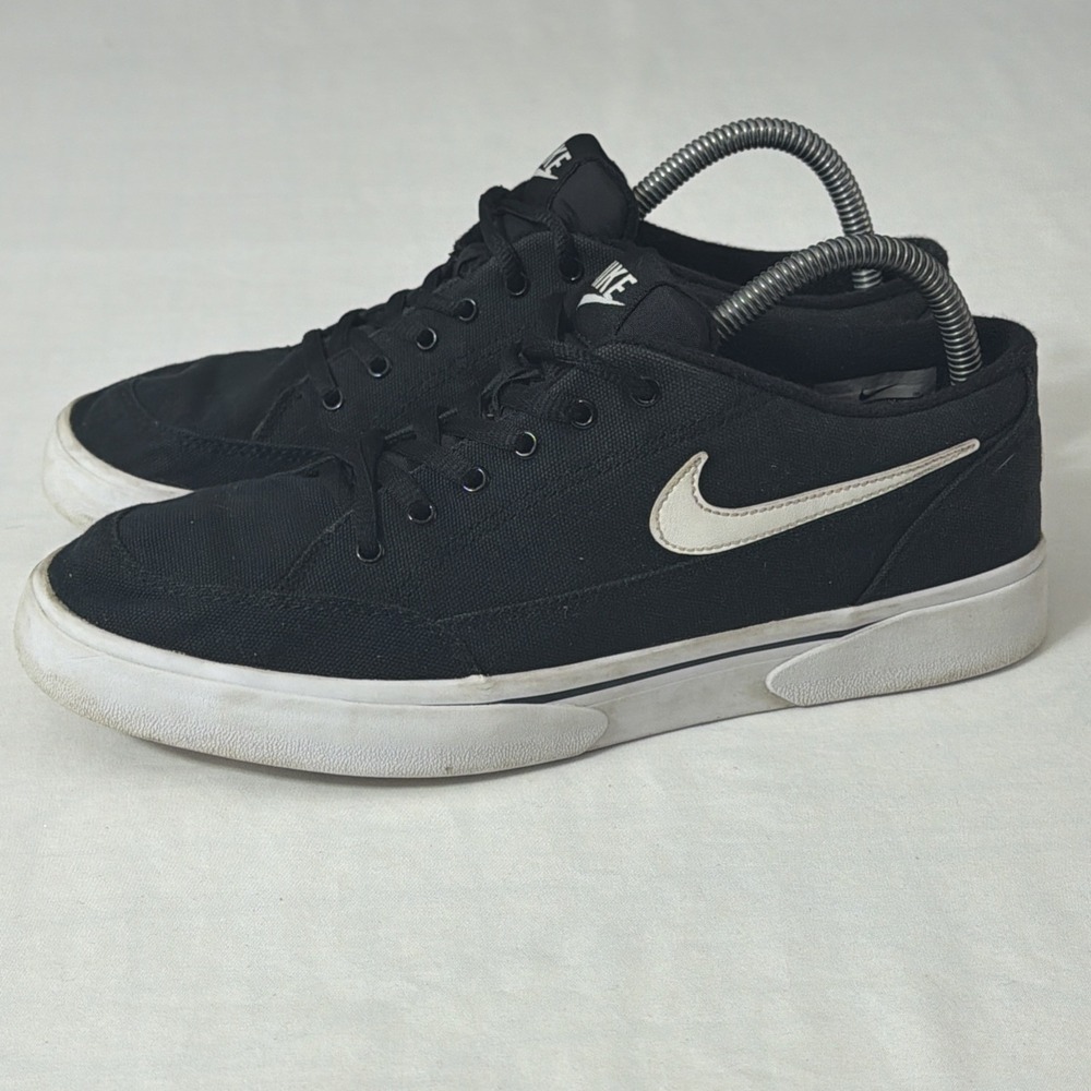 Nike GTS 16 TXT Black White 840300 010 Retro Swoosh Logo Canvas Sneakers Men 8.5 - Picture 3 of 16